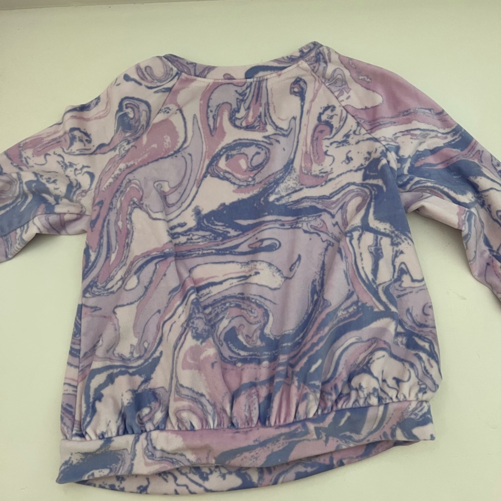 Kids purple marble sweatshirt SOFT